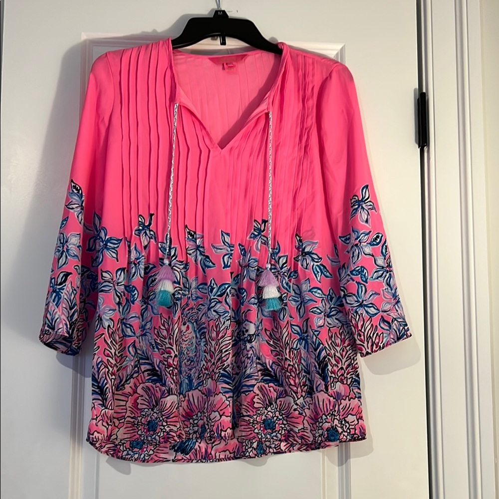Floral Pink Women's Top